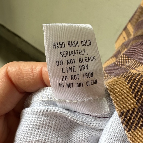 Signature8 Purple and Tan Checkered Mini Skirt - Picture 5 of 7